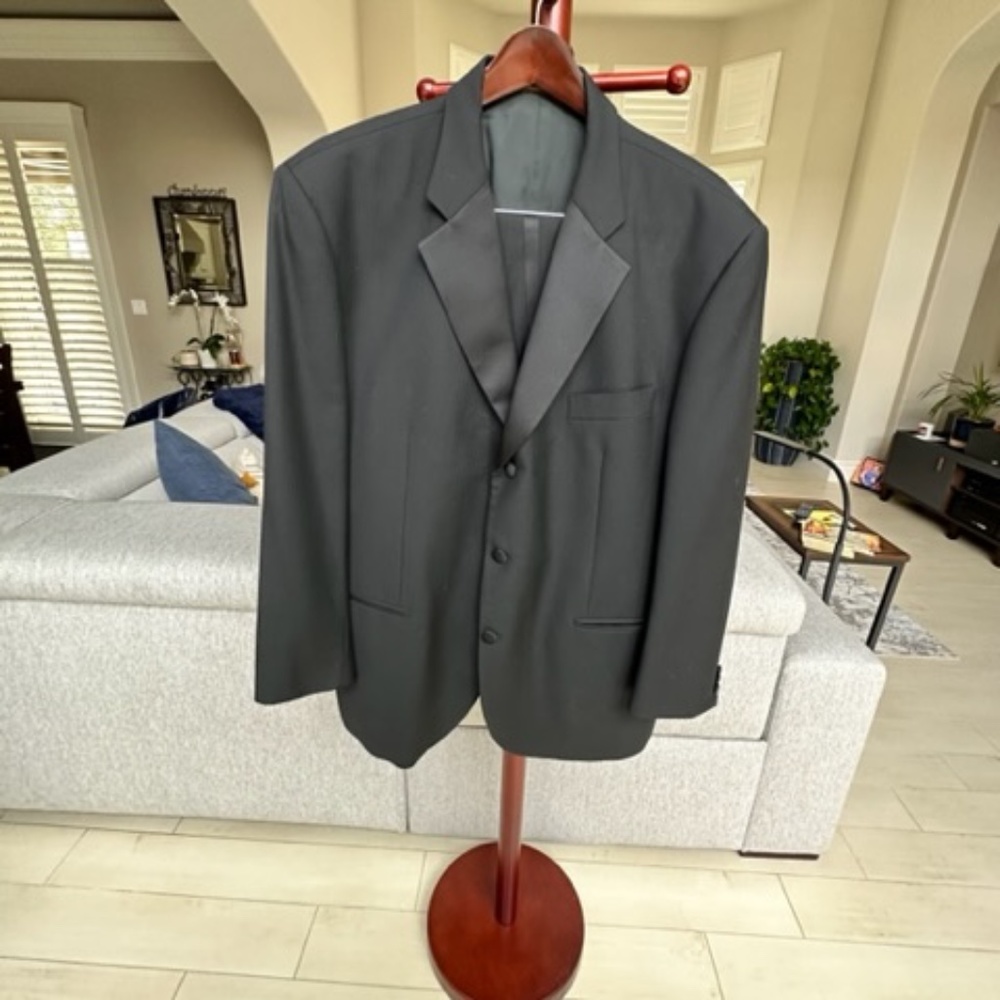 Vintage 1990's Black Principe Mens Tuxedo Classy Italian Designer